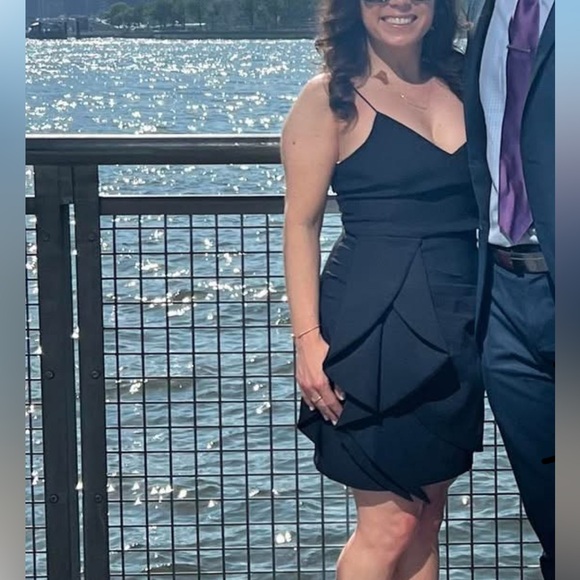 LULU’s Little black ruffle Mini dress ! Size XS - Picture 2 of 7